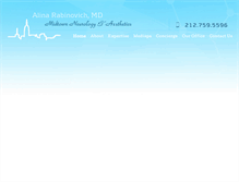 Tablet Screenshot of midtownneurologyandaesthetics.com